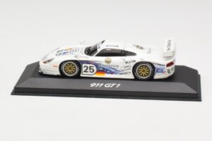 Porsche 911 GT1 #25 Warsteiner 24 Hours of Le Mans 1997 Minichamps 1:43 WAP02003197 Métal