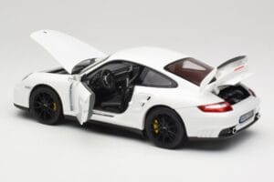 Porsche 911 GT2 997.1 Blanc Norev 1:18 187572 Métal — image 5 sur 8