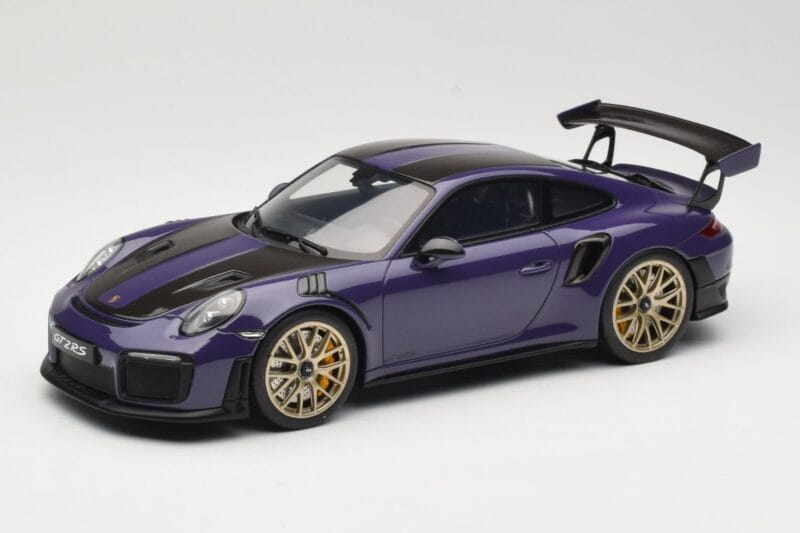 Porsche 911 GT2 RS 991.2 Ultraviolet GT Spirit 1:18 GT926 Résine