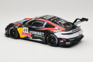 Porsche 911 GT3 Cup 992 #69 K. Rovanpera Zolder GP 2024 IXO 1:18 18RMC226 Métal — image 5 sur 6