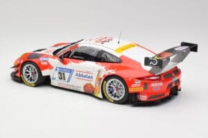 Porsche 911 GT3 R #31 Frikadelli Racing N. Siedler / M. Seefried 24 Hours Nürburgring 2018 Minichamps 1:18 153186931 Métal — image 5 sur 6