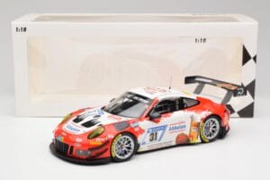 Porsche 911 GT3 R #31 Frikadelli Racing N. Siedler / M. Seefried 24 Hours Nürburgring 2018 Minichamps 1:18 153186931 Métal — image 6 sur 6
