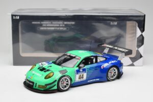 Porsche 911 GT3 R #44 Falken Motorsport W. Henzler / P. Dumbreck NBR 2016 Minichamps 1:18 155166044 Métal — image 6 sur 6