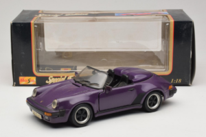 Porsche 911 3.2 Speedster Violet Maisto 1:18 50248 Métal — image 8 sur 8