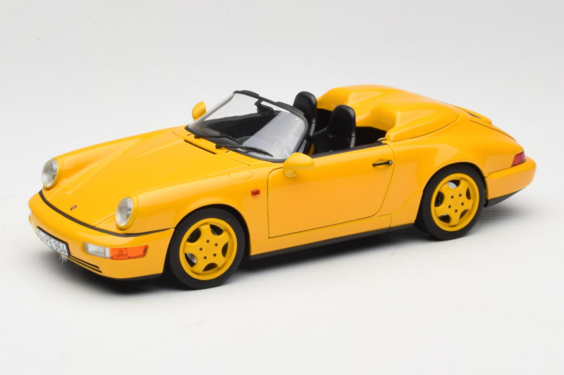 Porsche 911 964 Speedster Speed Yellow Norev 1:18 187130 Métal