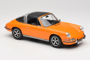 Porsche 911 T Targa Orange Norev 1:18 187220 Métal — image 6 sur 8