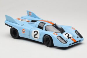 Porsche 917K #2 Gulf P. Rodriguez / J. Oliver 1000km Monza Winner 1971 Eagles Race 1:18 903008 Métal — image 4 sur 6