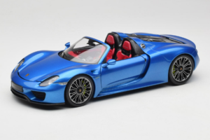 Porsche 918 Spyder Blue Metallic Minichamps 1:18 110062432 Métal