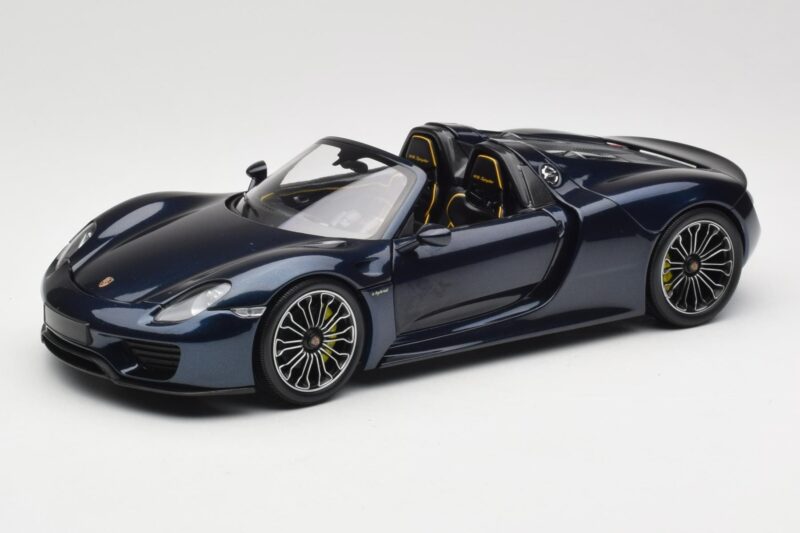 Porsche 918 Spyder Bleu Metallic Minichamps 1:18 113062434 Métal