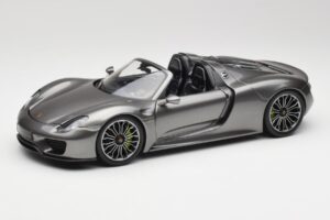 Porsche 918 Spyder Liquid Metal Argent Minichamps 1:18 110062430 Métal