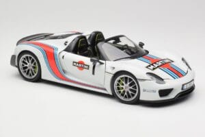 Porsche 918 Spyder Weissach Package Martini Minichamps 1:18 110062440 Métal — image 6 sur 8