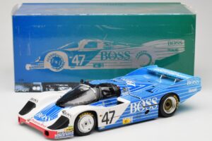 Porsche 956L #47 Hugo Boss V. Merl / H. Grohs / A. Plankenhorn 24 Hours of Le Mans 1984 Minichamps 1:18 183846947 Métal — image 8 sur 8