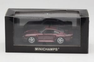 Porsche 959 Dark Red Metallic Minichamps 1:43 400062525 Métal — image 4 sur 4