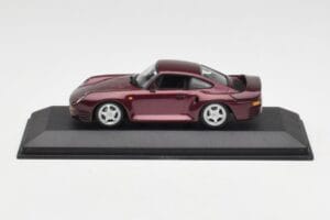 Porsche 959 Dark Red Metallic Minichamps 1:43 400062525 Métal