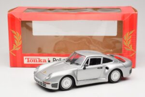 Porsche 959 Argent Tonka 1:18 2221 Métal — image 8 sur 8