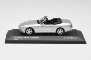Porsche 968 Argent Minichamps 1:43 400062332 Métal