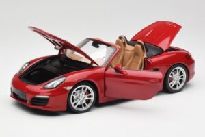 Porsche Boxster 981 S Guards Rouge Minichamps 1:18 110062031 Métal — image 2 sur 8