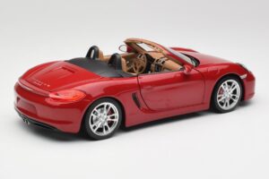 Porsche Boxster 981 S Guards Rouge Minichamps 1:18 110062031 Métal — image 3 sur 8