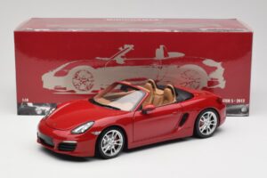 Porsche Boxster 981 S Guards Rouge Minichamps 1:18 110062031 Métal — image 8 sur 8