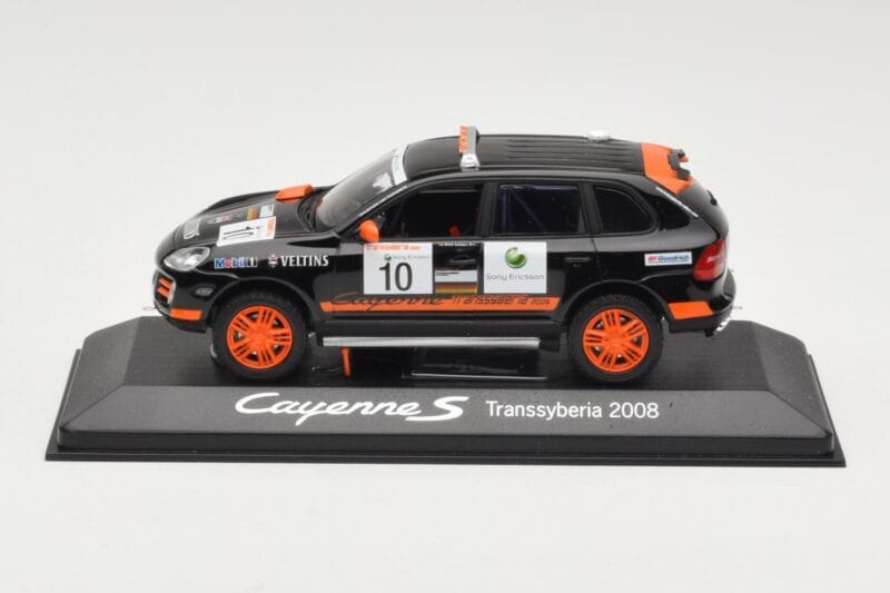 Porsche Cayenne 955 S Transsyberia #10 Noir Orange 2008 Minichamps 1:43 Porsche Cayenne 955 S Transsyberia #10 Noir Orange 2008 Minichamps 1:43 WAP02001819 Métal