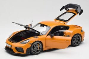 Porsche Cayman GT4 RS 982 Weissach Package Bahama Yellow Norev 1:18 187252 Métal — image 2 sur 8