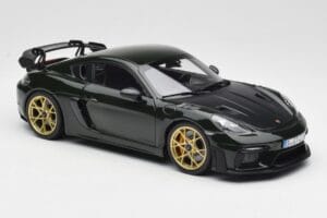 Porsche Cayman GT4 RS 982 Weissach Package Brewster Green Norev 1:18 187250 Métal — image 6 sur 8