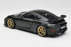 Porsche Cayman GT4 RS 982 Weissach Package Brewster Green Norev 1:18 187250 Métal — image 7 sur 8