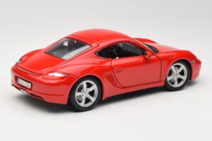 Porsche Cayman S 987.2 Rouge Maisto 1:18 31122 Métal — image 3 sur 8