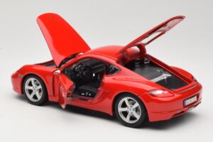 Porsche Cayman S 987.2 Rouge Maisto 1:18 31122 Métal — image 5 sur 8