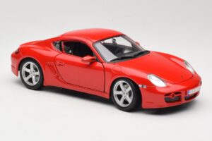 Porsche Cayman S 987.2 Rouge Maisto 1:18 31122 Métal — image 6 sur 8