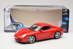Porsche Cayman S 987.2 Rouge Maisto 1:18 31122 Métal — image 8 sur 8