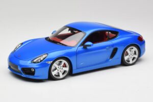 Porsche Cayman 981 S Aqua Bleu Métallique Minichamps 1:18 110062221 Métal