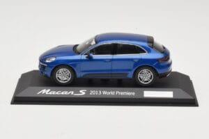 Porsche Macan 95B S Bleu World Premiere Minichamps 1:43 WAP0201550E Métal
