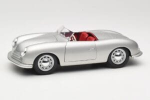 Porsche No. 1 Typ 356 Roadster Argent Maisto 1:18 50324 Métal
