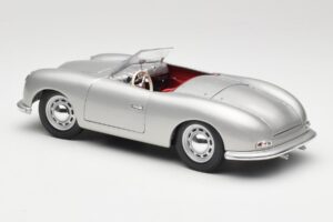 Porsche No. 1 356 Roadster Fish Argent Maisto 1:18 31853 Métal — image 7 sur 8