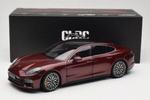 Porsche Panamera 971 Turbo S Rouge Metallic Minichamps 1:18 113061077 Métal — image 8 sur 8