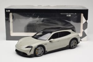 Porsche Taycan Cross Turismo Turbo S Chalk Grey Minichamps 1:18 155069302 Métal — image 6 sur 6