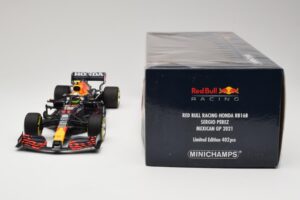 Red Bull Racing Honda RB16B #11 S. Perez Mexican GP 2021 Minichamps 1:18 110211911 Métal — image 6 sur 6