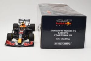 Red Bull Racing RB16 #33 M. Verstappen 3rd Place Styrian GP 2020 Minichamps 1:18 110200233 Métal — image 6 sur 6