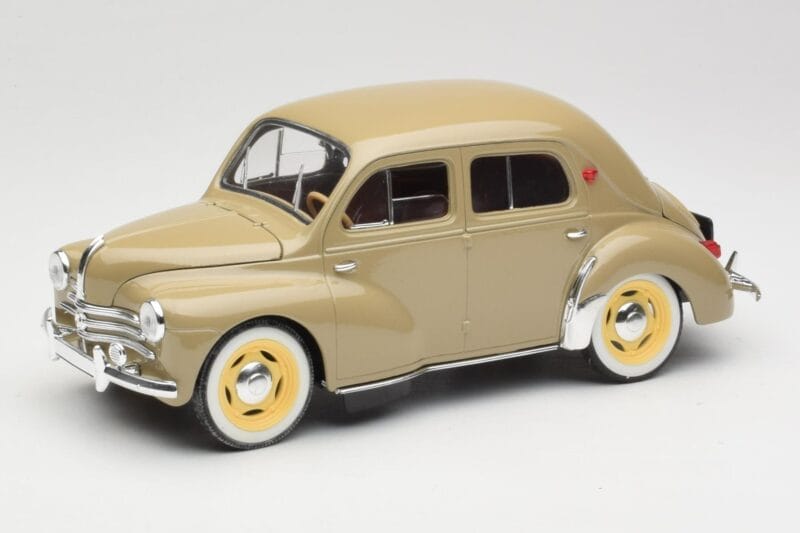 Renault 4CV Berline Gris Ardoise Solido 1:18 8059 Métal