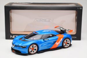 Alpine A110-50 Bleu & Orange Norev 1:18 185147 Métal — image 6 sur 6