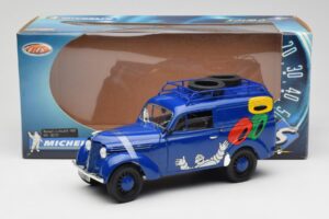 Renault Juvaquatre Michelin Blue Solido 1:18 82008 Métal — image 8 sur 8