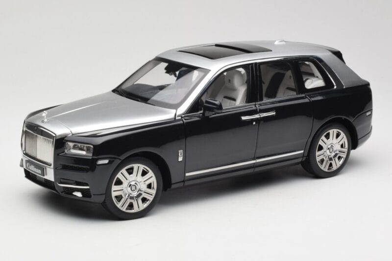 Rolls-Royce Cullinan Noir & Argent OEM 1:18 ROLLS001 Métal