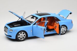 Rolls-Royce Ghost Series I Bleu Clair Kyosho 1:18 08802LB Métal — image 2 sur 8
