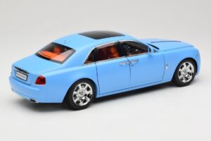 Rolls-Royce Ghost Series I Bleu Clair Kyosho 1:18 08802LB Métal — image 3 sur 8