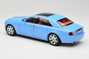 Rolls-Royce Ghost Series I Bleu Clair Kyosho 1:18 08802LB Métal — image 7 sur 8
