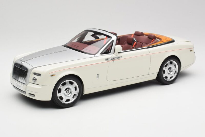 Rolls-Royce Phantom Drophead Coupe English Blanc Kyosho 1:18 08871EW2 Métal