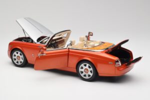 Rolls-Royce Phantom Drophead Coupe Mandarin Orange Kyosho 1:18 08871P Métal — image 7 sur 10