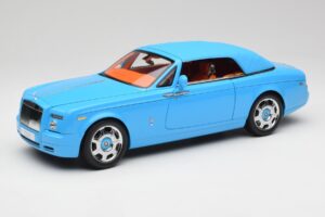 Rolls-Royce Phantom Drophead Coupe Powder Bleu Kyosho 1:18 08871BL Métal — image 3 sur 10