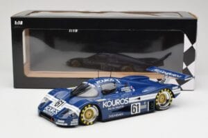 Sauber Mercedes C9 Kouros Racing #61 M. Thackwell / H. Pescarolo 24 Hours of Le Mans 1987 Minichamps 1:18 155873561 Métal — image 6 sur 6